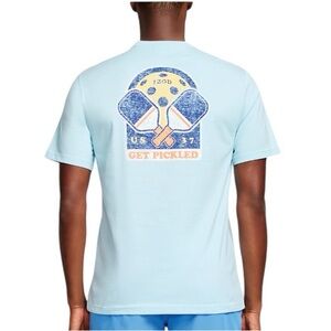 NWT IZOD Saltwater Soft Wash Short Sleeve Graphic T-Shirt "PICKLEBALL"